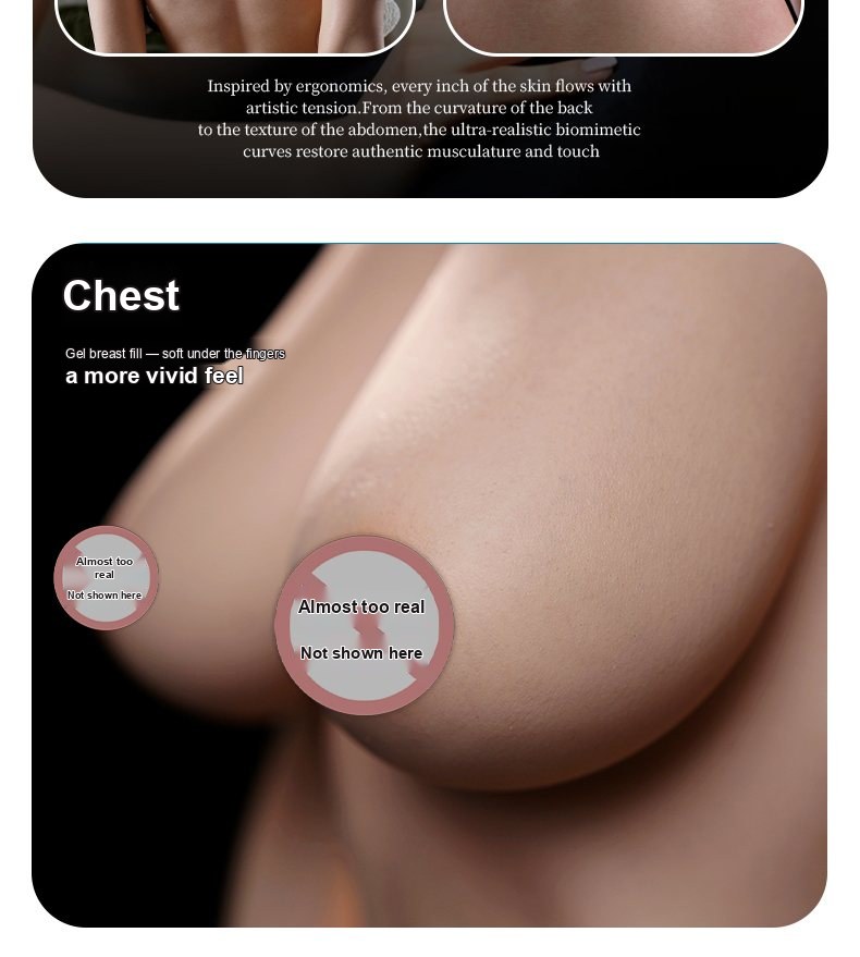 Lydia skin-texture silicone sex doll close-up 4 — pores, grain, and surface