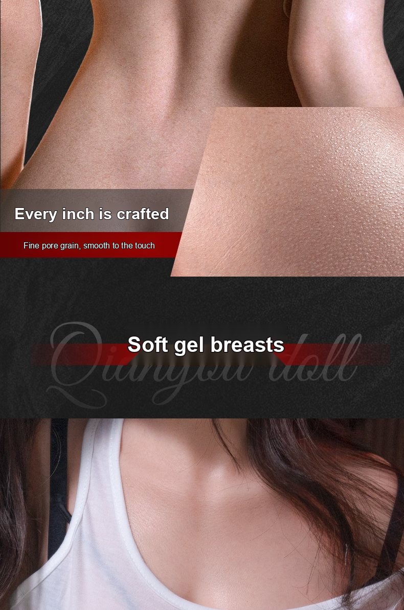Mu Yao skin-texture silicone sex doll close-up 2 — pores, grain, and surface