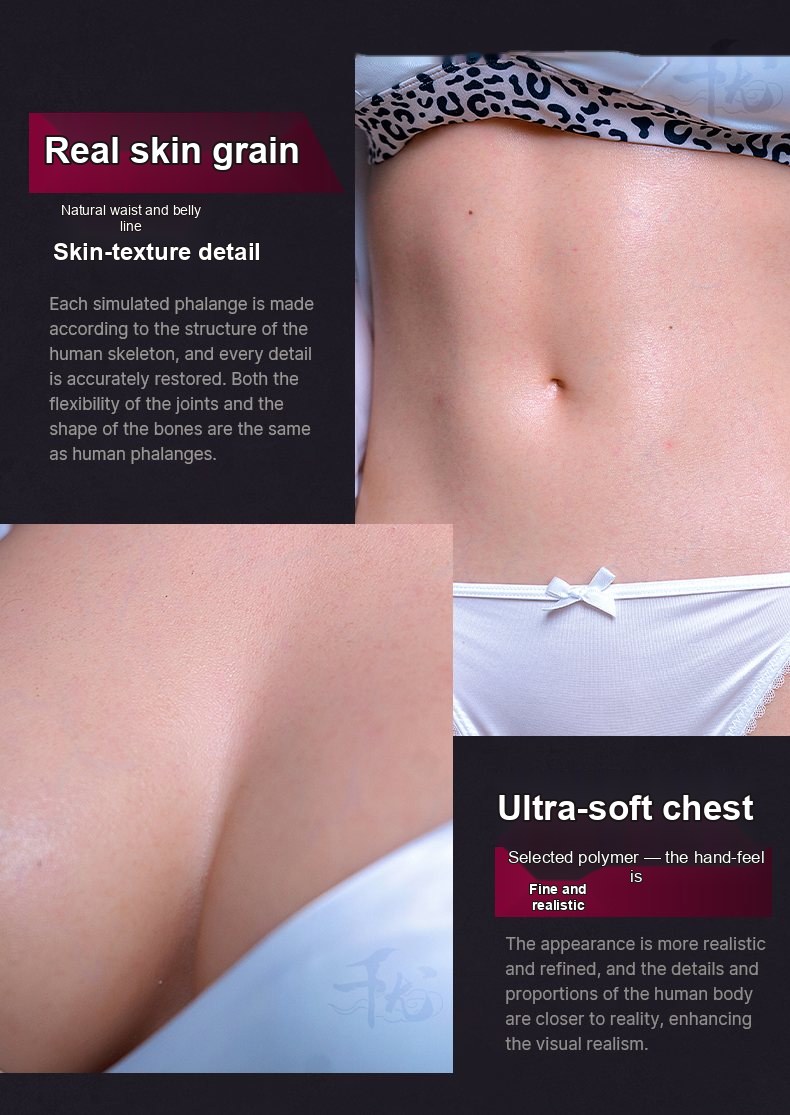 Yan Ke skin-texture silicone sex doll close-up 3 — pores, grain, and surface
