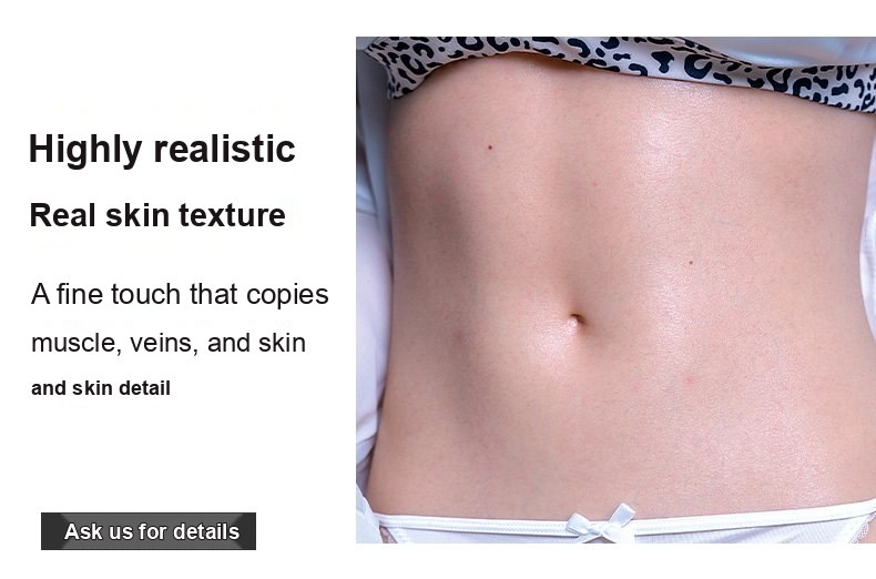 Ya Wen skin-texture silicone sex doll close-up 2 — pores, grain, and surface